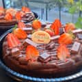 Torta Brownie Moranguetes
